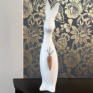 Keramik Deko Osterhase groß BLINKY Höhe 50 cm