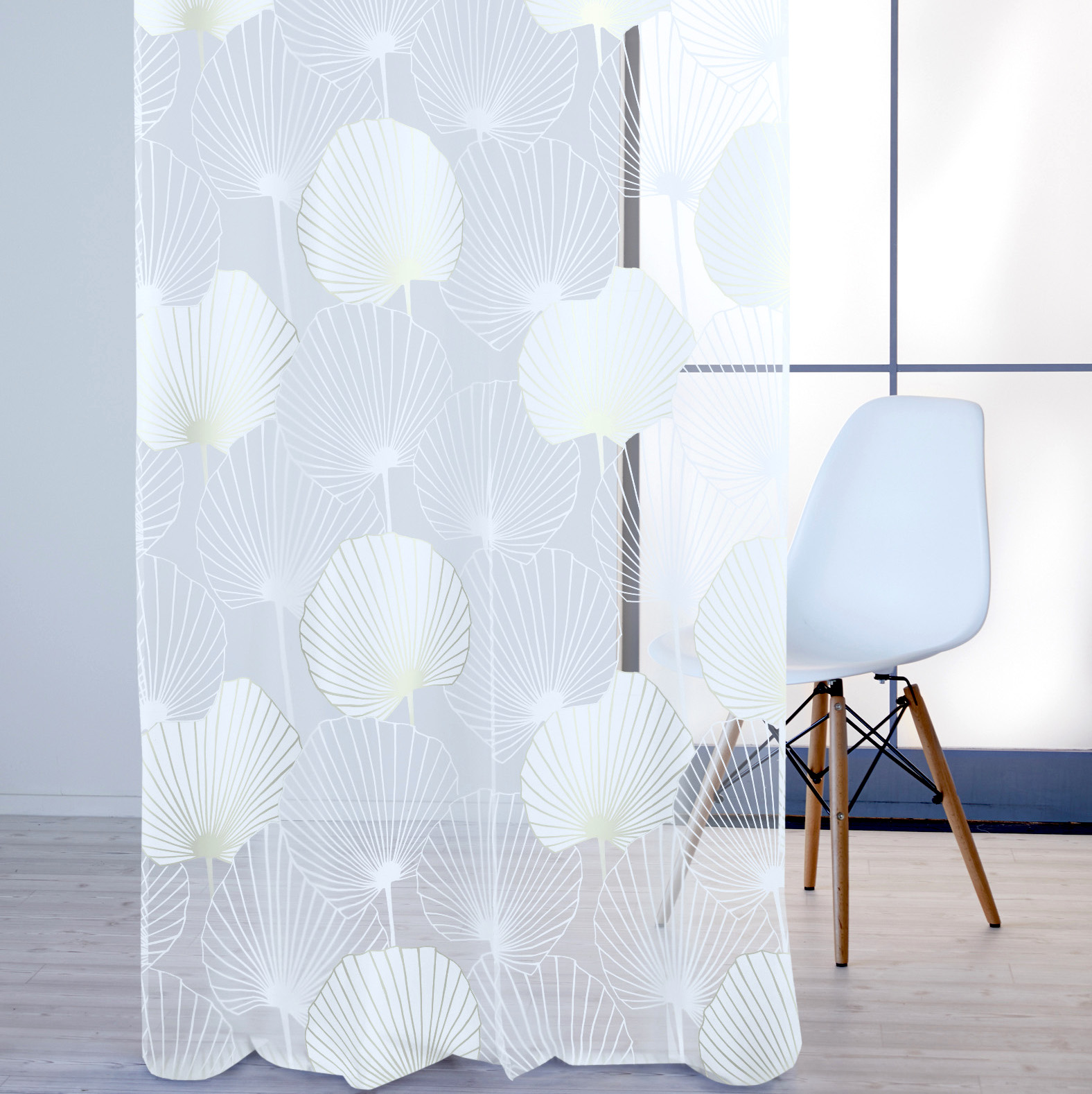 Apelt Vorhang mit Ösen Lotus weiß cm 122x245
