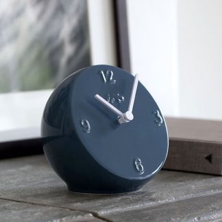 Tischuhr ORA Kähler pigeon blue ø 14 cm