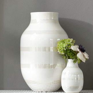 Vase OMAGGIO Kähler pearl H 30,5 cm
