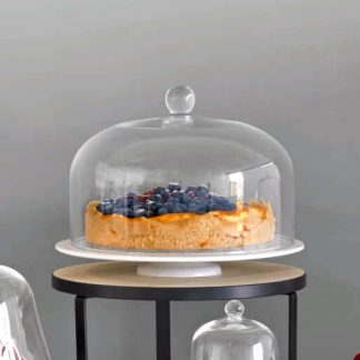 Tortenplatte 35,5 cm | Glasglocke 32,0 cm ASA