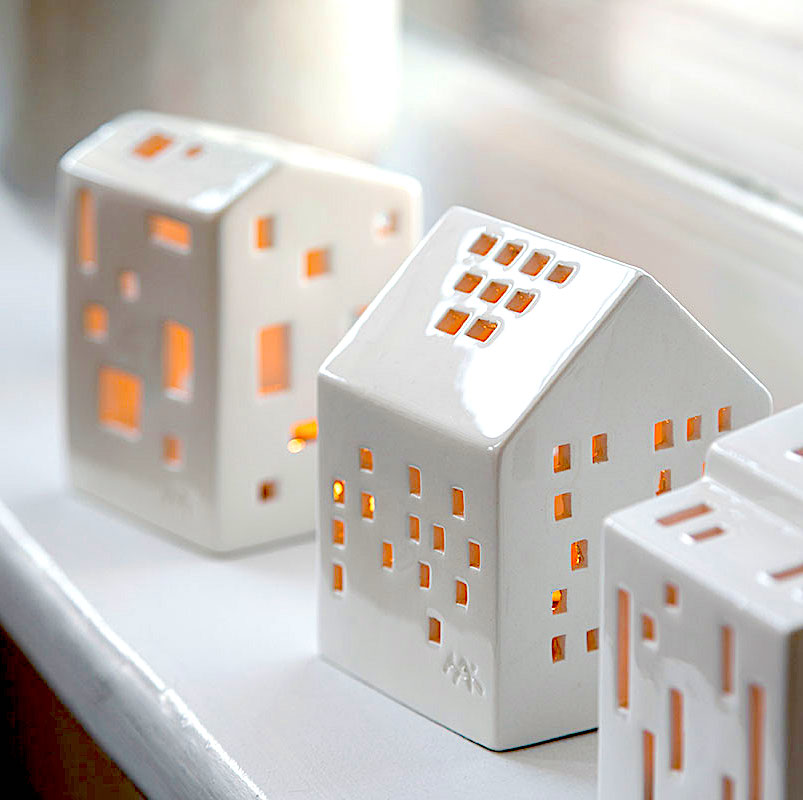 Kähler Lichthaus Keramik CLASSIC Urbania H 9 cm