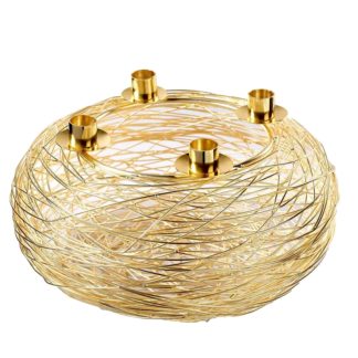 Adventskranz gold ø 30 cm