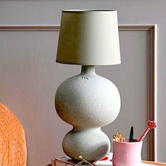 Tischlampe BALUSTRE Kähler moosgrün H 47 cm