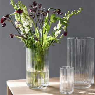 Lyngby Vase Glas klar H 15 | 20 | 38 cm