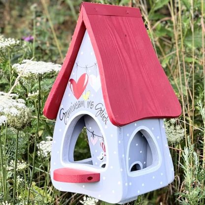 Vogelfutterhaus mit Ständer Gemeinsames Glück Vogelvilla