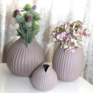Vase ASA YOKO mauve H 22,0 | 18,0 | 10,5 cm