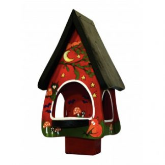 Vogelfutterhaus Futtervilla klein TIERE DES WALDES Vogelvilla H 45 cm