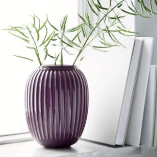 Kähler HAMMERSHOI Vase pflaume Höhe 10 cm