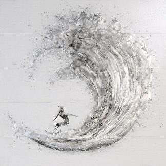 Leinwandbild SURFER Casablanca 100x100 cm