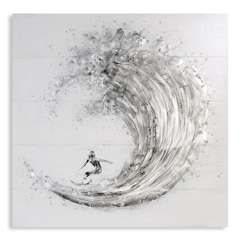 Leinwandbild SURFER Casablanca 100x100 cm