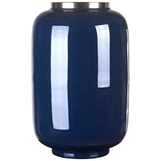 Vase SAIGON GiftCompany midnight blue/gold Höhe 40 cm