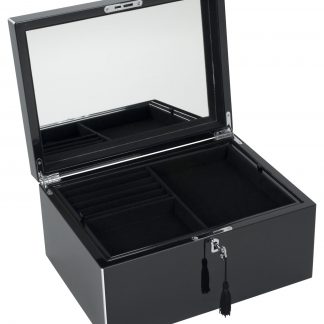 Schmuckkästchen Schmuckbox TANG GiftCompany schwarz B 31 cm