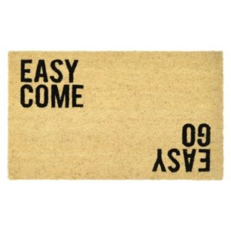 Fußmatte Kokosmatte EASY COME EASY GO GiftCompany 45 x 75 cm