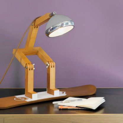 Design Tischlampe MR. WATTSON Lampe Nardo Grey Piffany