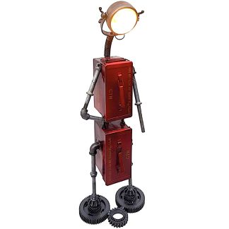 Stehlampe ROBOT Casablanca rot Höhe 119 cm