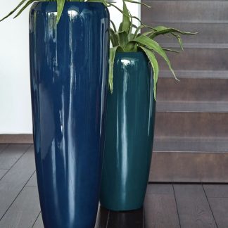 Bodenvase HARMONY Hochglanz blau | grün