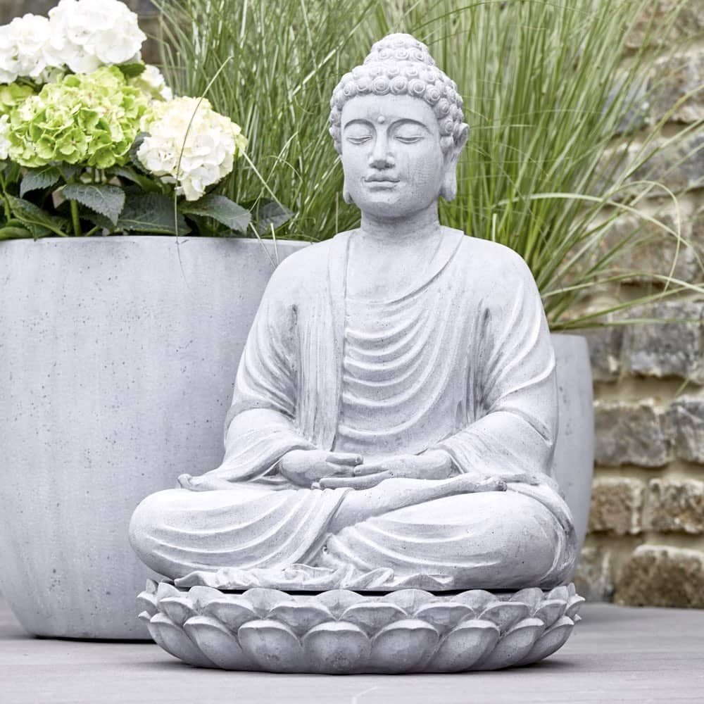 Buddha Figur sitzend H 70 cm