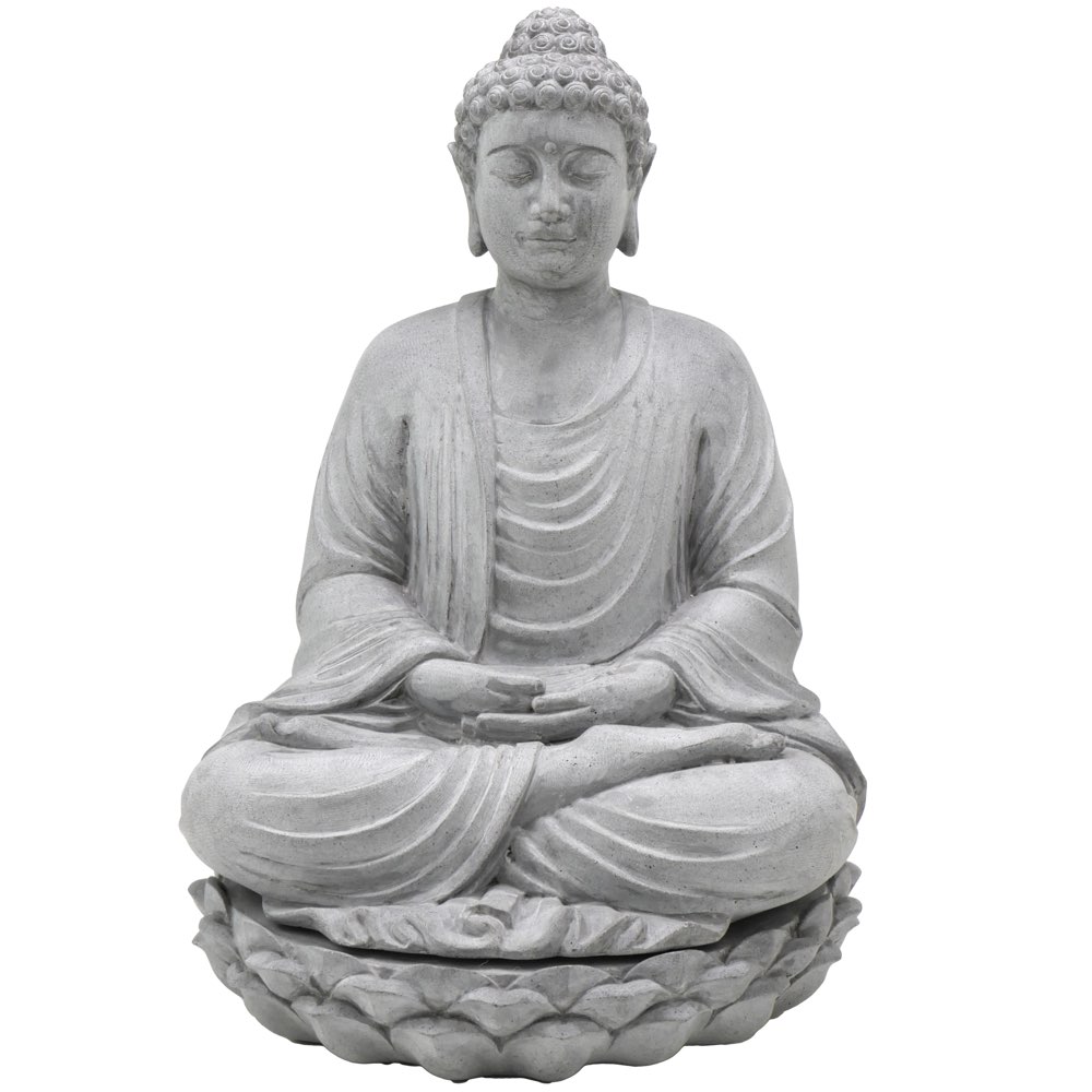 Buddha Figur sitzend H 70 cm