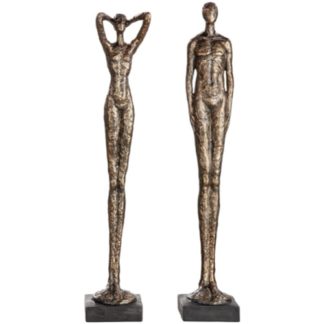 Skulptur Paar MILLENIUM Casablanca H 60 cm
