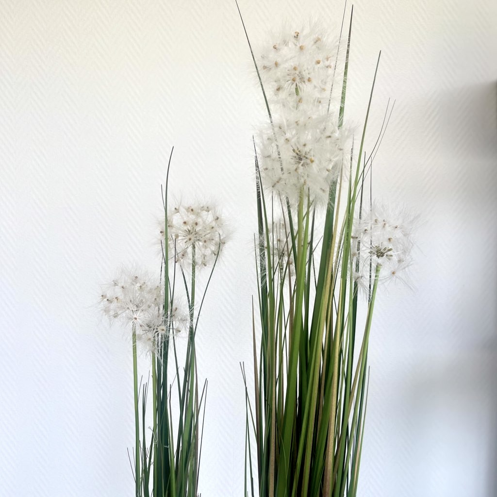 Kunstblume Pusteblume im Topf H 68 | 92 | 110 cm