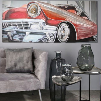 Leinwandbild auf Keilrahmen CLASSIC CAR Casablanca 3D 80x180 cm