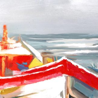 Leinwandbild auf Keilrahmen “HOLIDAY BEACH” Casablanca 120 x 90 cm Leinwandbild auf Keilrahmen "HOLIDAY BEACH" Casablanca 120 x 90 cm