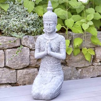 Buddha Figur kniend Höhe 68 cm