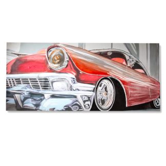 Leinwandbild auf Keilrahmen "CLASSIC CAR" Casablanca 3D 80x180 cm