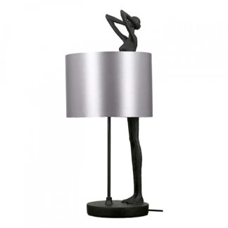 Lampe LADY mit antikfinish Casablanca Design H 61 cm