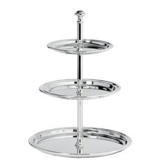 ETAGERE Edzard FADEN versilbert H 30 cm