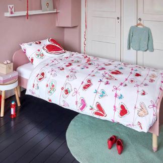 Kinderbettwäsche 135×200 cm GARLAND pink Beddinghouse Kids