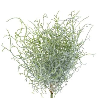 Kunstblume GRASBUSCH grau grün H 35 cm