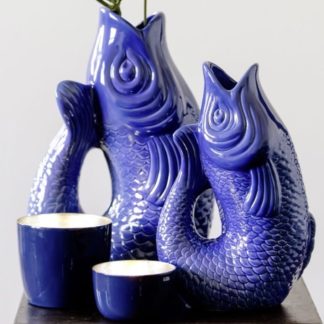 Fischvase MONSIEUR CARAFON Vase azure GiftCompany