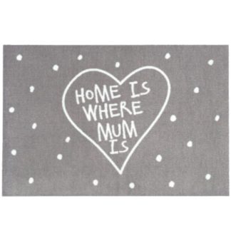 Fußmatte waschbar HOME IS WHERE MUM IS GiftCompany 50 x 75 cm