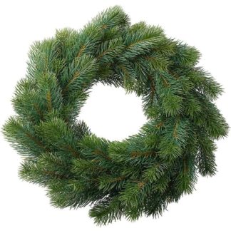 Adventskranz | Adventstürkranz | Türkranz Weihnachten TANNE grün Kunst ø 50 cm