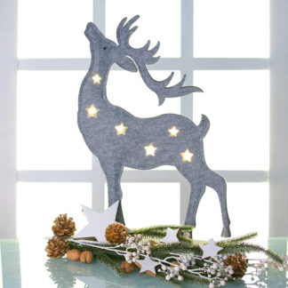 Weihnachtsdeko LED Rentier MIKA H 51 cm