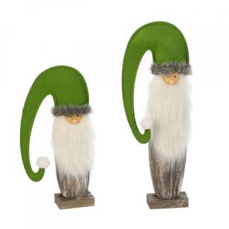 Weihnachtsdeko SANTA FITE Filz H 70 | 57 | 44 cm