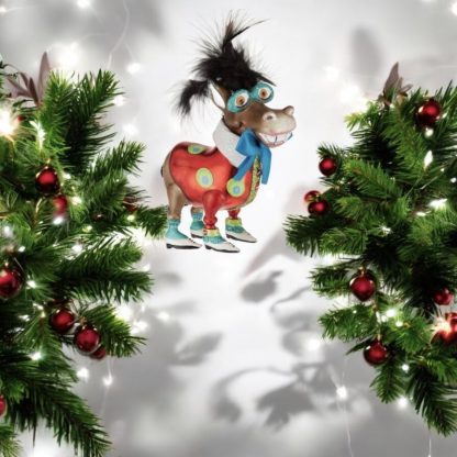 Weihnachtsbaumschmuck CRAZY DONKEY GiftCompany H 16 cm