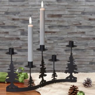 Kerzenständer | Kerzenhalter Adventskranz STRATO Kaheku Breite 40 cm