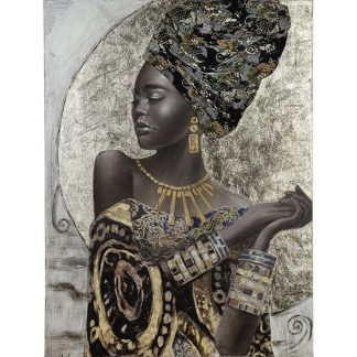 Leinwandbild AFRICAN LADY Casablanca 120x90 cm