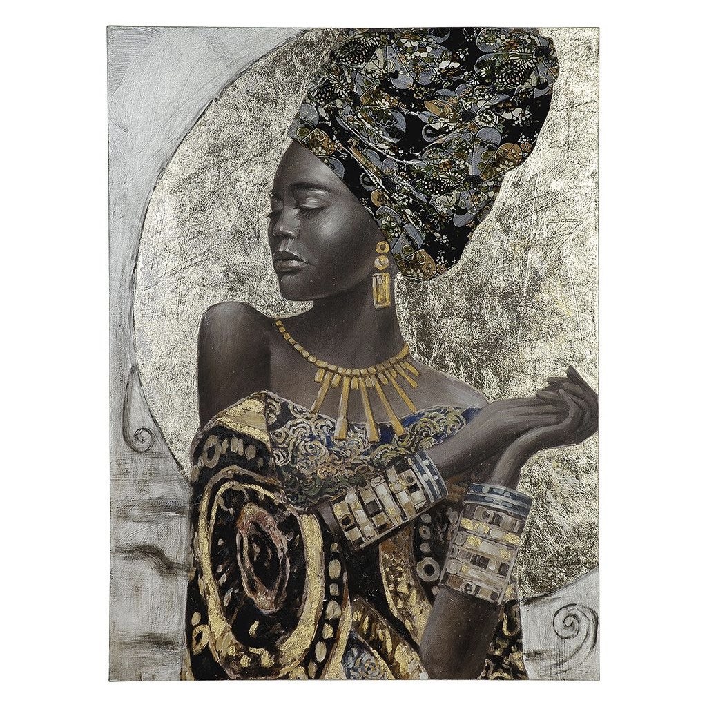 Leinwandbild AFRICAN LADY Casablanca 120x90 cm