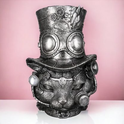 Skulptur | Dekofigur STEAMPUNK TOM CAT Casablanca H 24 cm