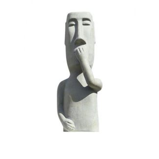 Skulptur "NICHTS SAGEN" Casablanca Keramik H 63 cm
