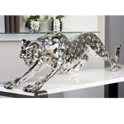 Figur GEPARD Casablanca antiksilber L 145 | 90 cm