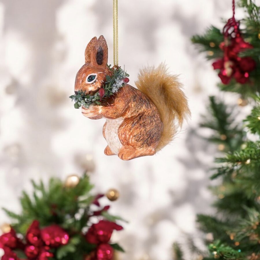 Weihnachtsbaumschmuck EICHHÖRNCHEN GiftCompany H 10 cm