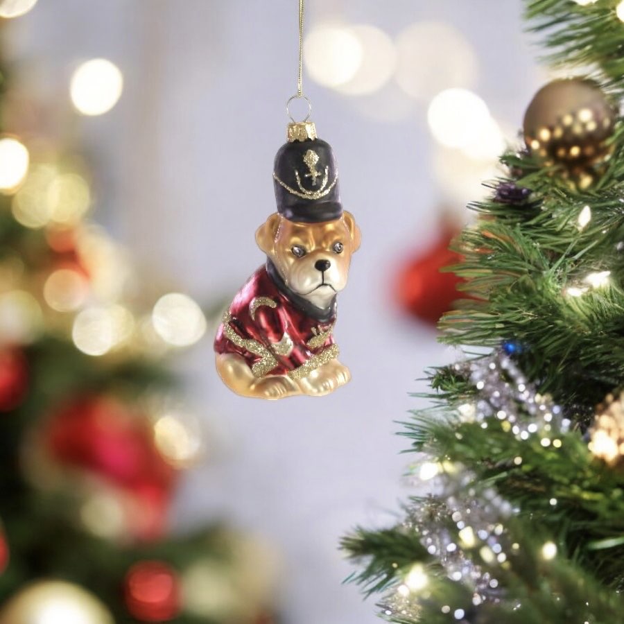 Weihnachtsbaumschmuck SERGEANT DOG Werner Voß Höhe 10 cm