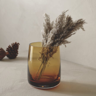Vase | Windlicht AJANA ASA ø 14,5 | H 18 cm amber