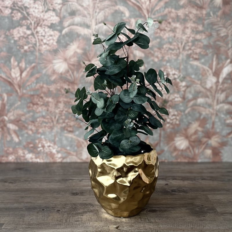 Übertopf gold Kaheku H 20 cm