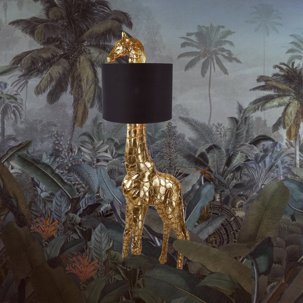 Stehlampe Giraffe GIGI gold Werner Voß Höhe 170 cm